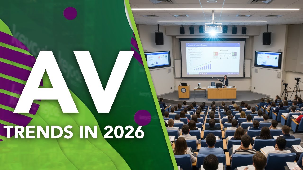 Тренды в аудиовизуальной сфере (AV), за которыми стоит следить в 2026 году.