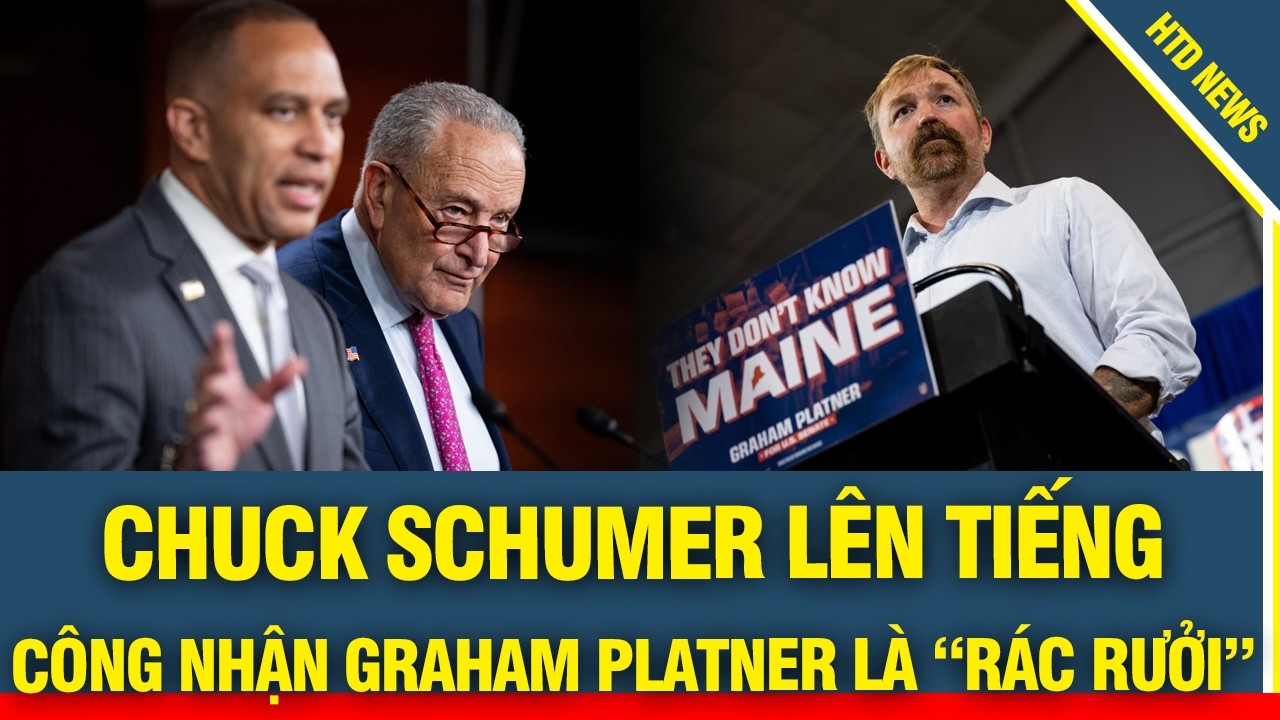 Đến Chuck Schumer cũng phải l&ecirc;n tiếng, c&ocirc;ng nhận ứng củ vi&ecirc;n 