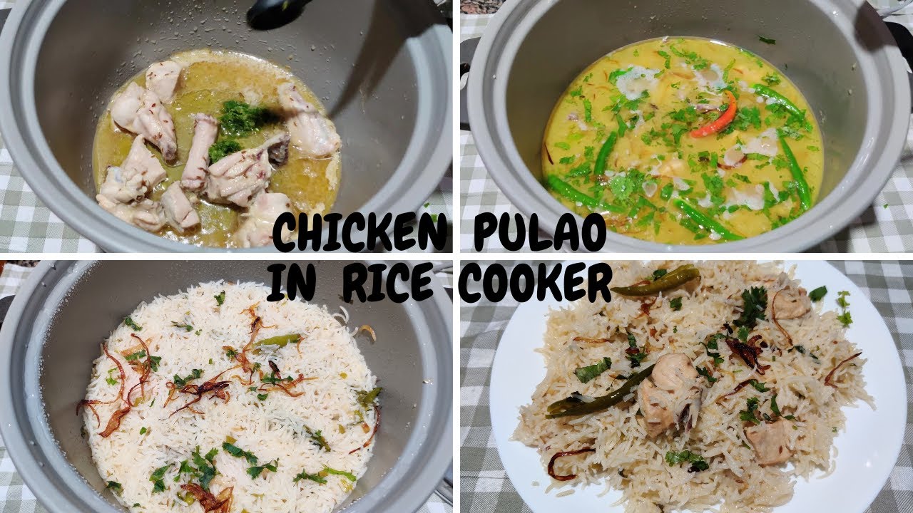 Chicken Pulao in Rice Cooker||With Tips and queries Answered about working principle of Rice Cooker