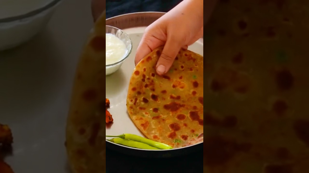 Quick & Tasty Matar Paratha Hack!
