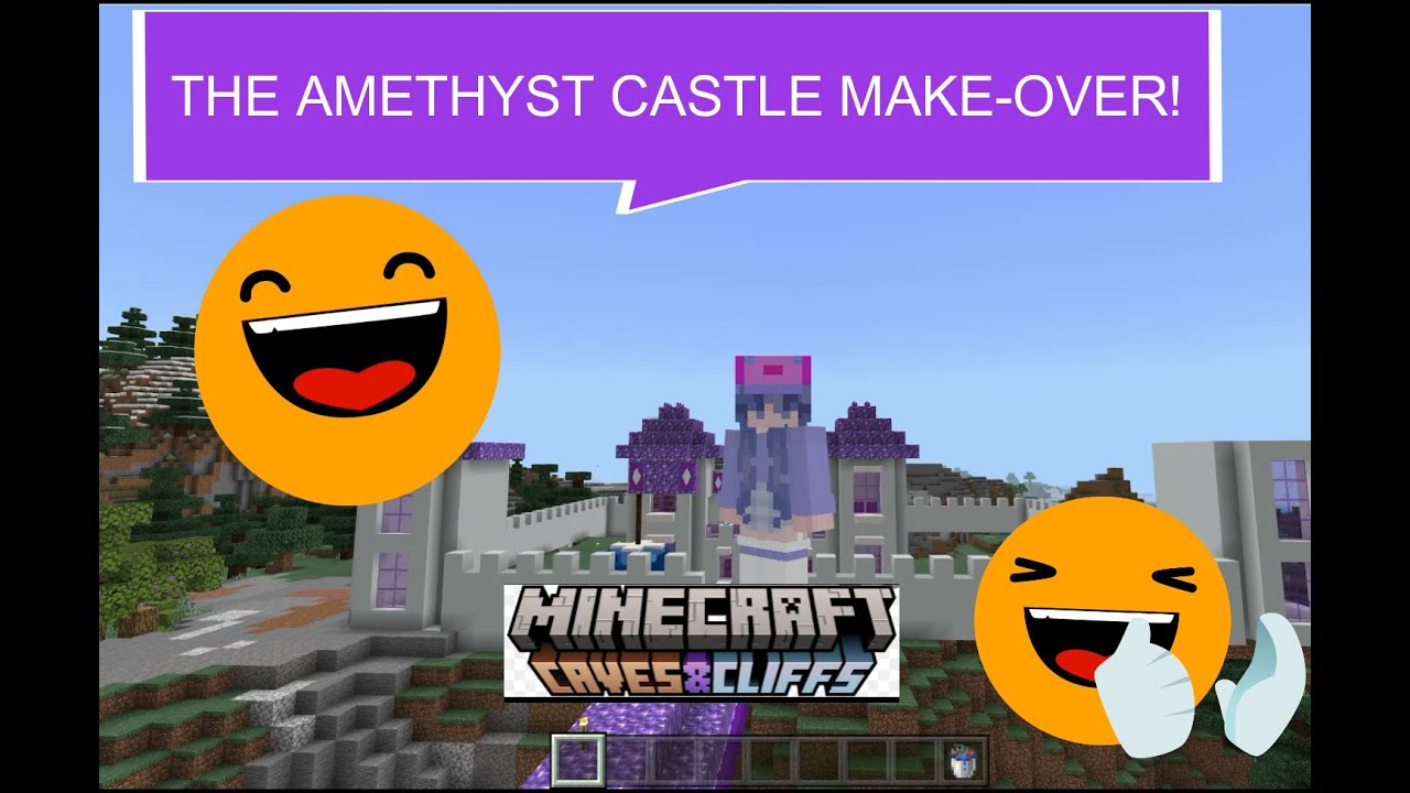 THE AMETHYST CASTLE MAKE-OVER I MINECRAFT