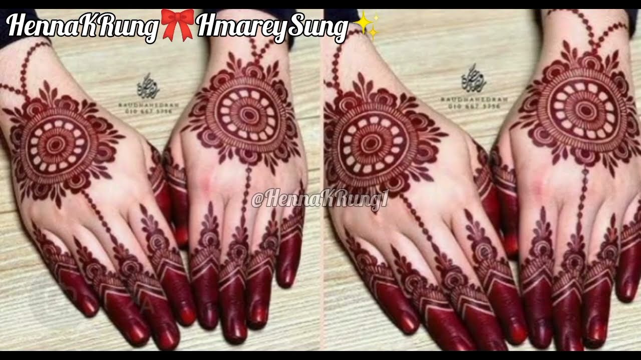 Simple Easy mehndi design || New Mehndi design 2025 || stylish bridal mehndi designs