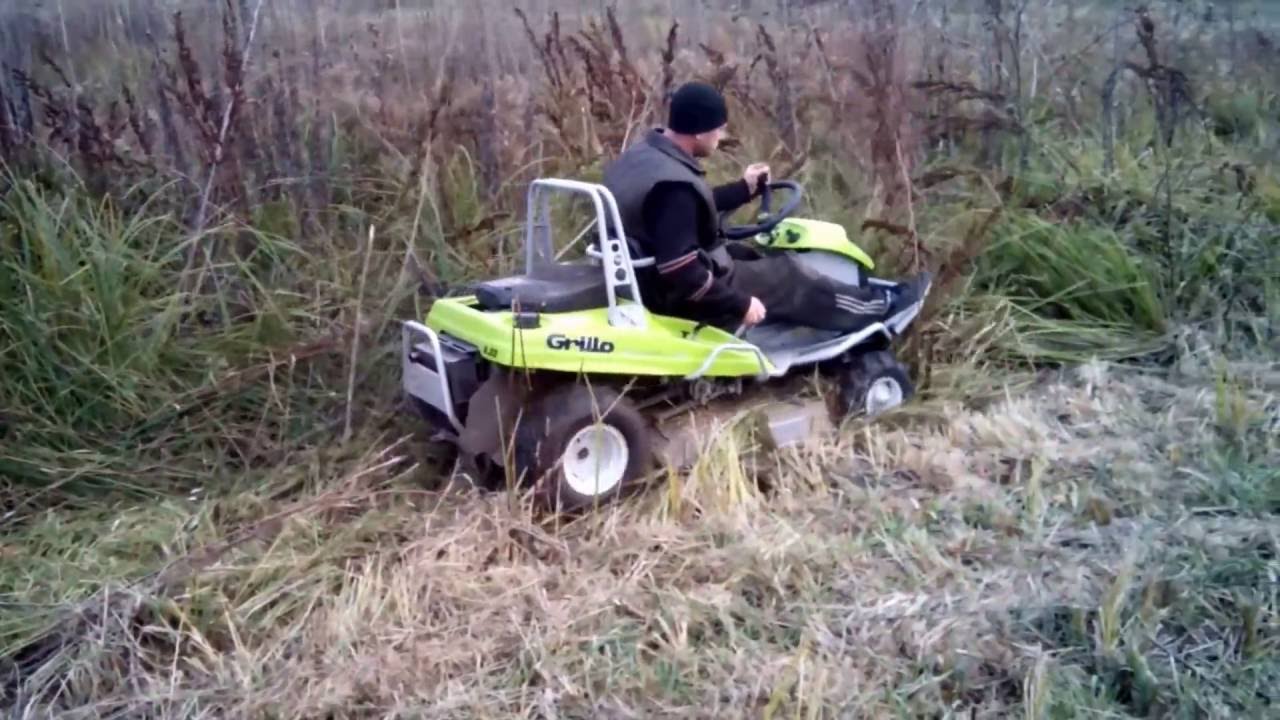 Karczownica do wysokiej trawy Grillo Climber 8.22 (silnik B&S 18 KM, blokada dyferencjału, mulczer)
