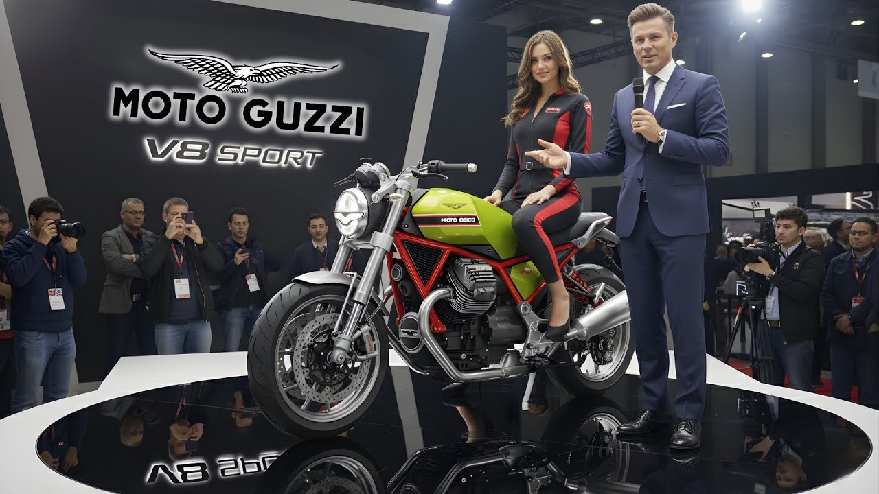 ДОБРО ПОЖАЛОВАТЬ!! ПРЕДСТАВЛЕН НОВЫЙ MOTO GUZZI V85 SPORT 2026 ГОДА! - (ВОЗРОЖДЕНИЕ V7 SPORT 1971...