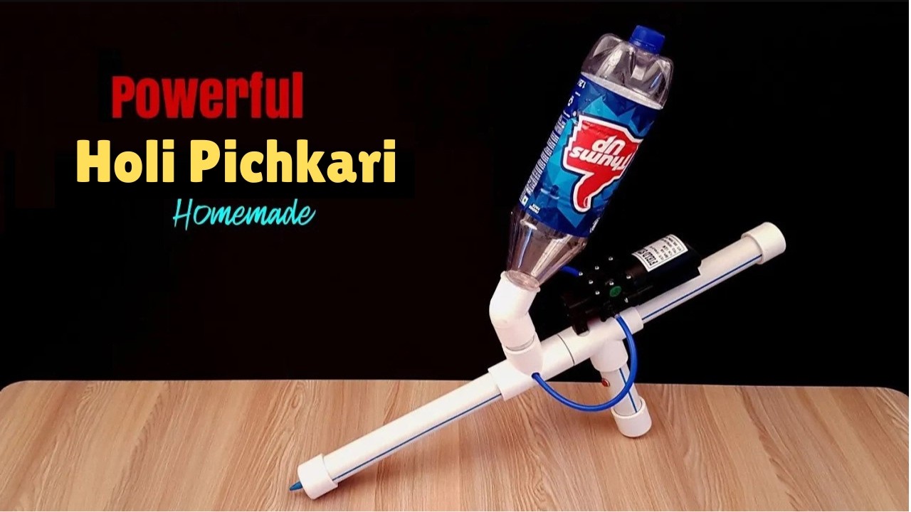 how to make pichkari at home