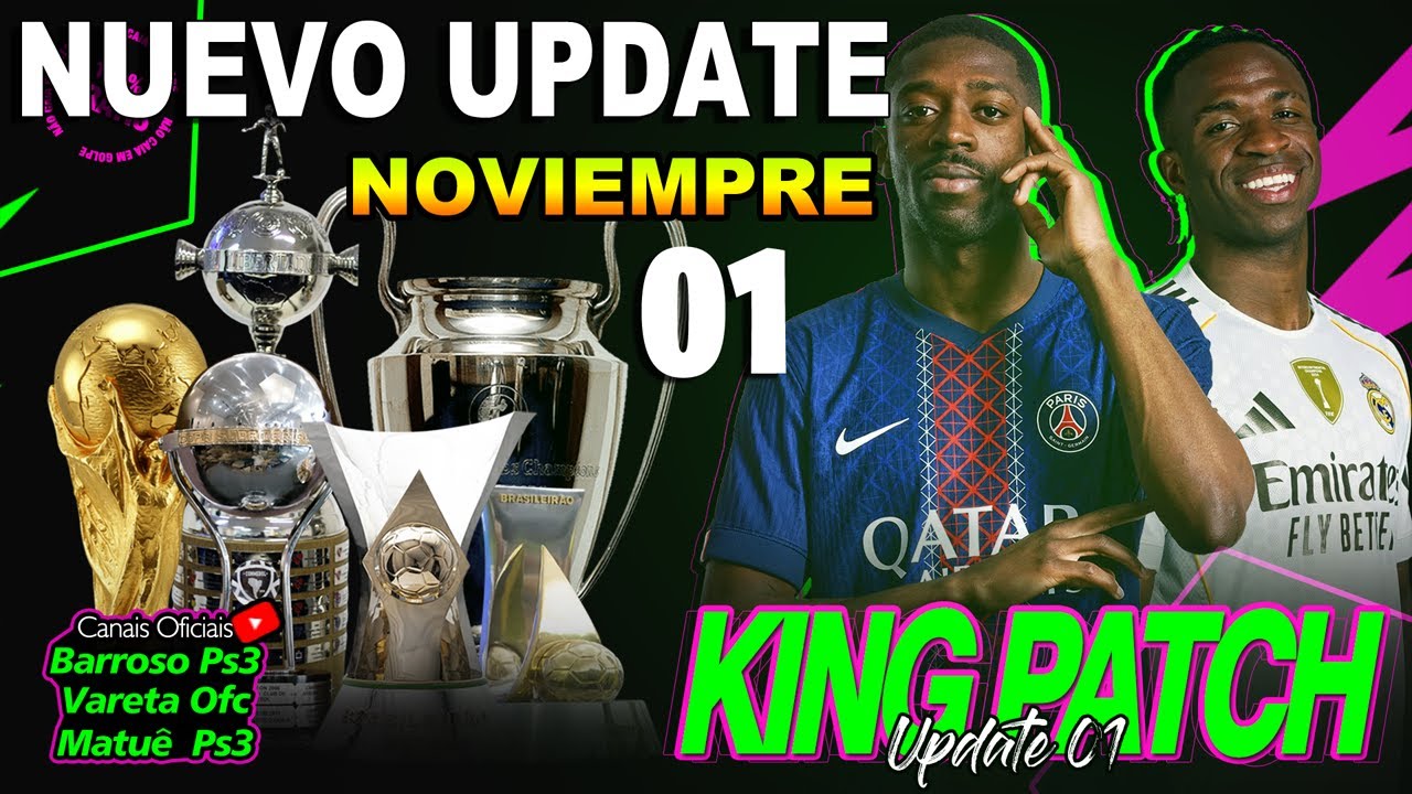 NUEVA ACTUALIZACION PARA eFootball 2026 KING PATCH PS3 🎮❤️