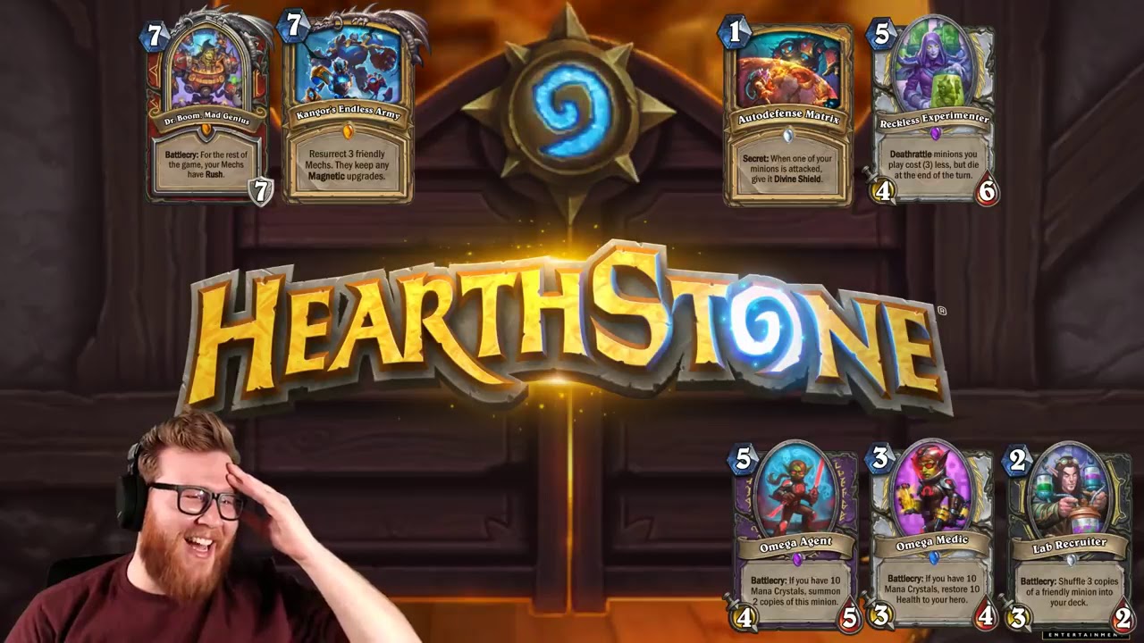 First Look DR BOOM Mad Genius! HEARTHSTONE Best Daily FUNNY and WTF Moments 484!