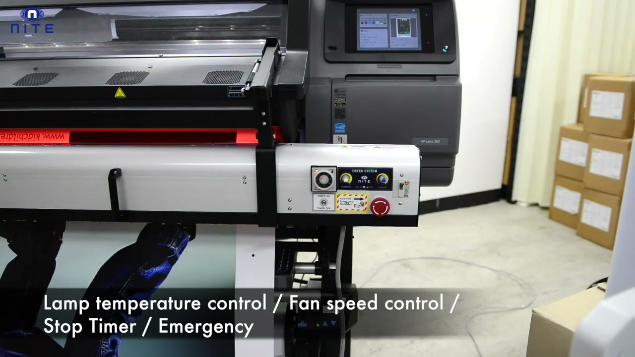 Dryer Sysem on HP Latex Printer 03
