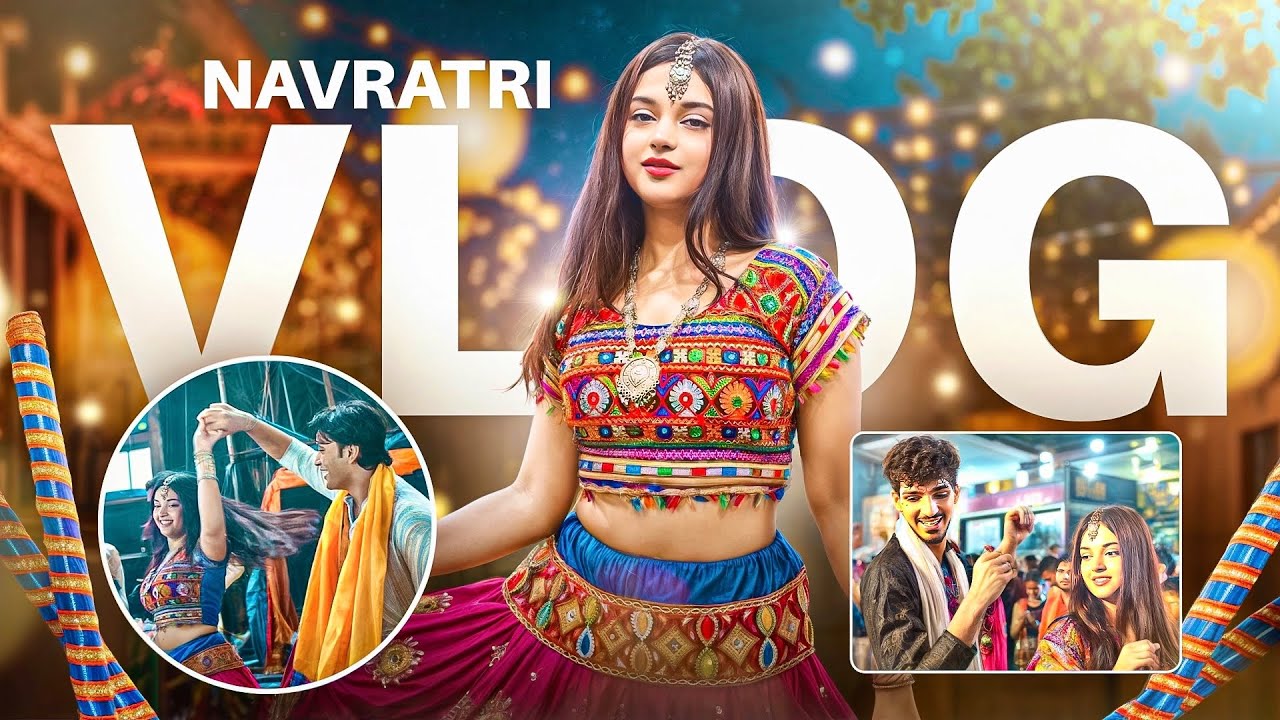 My FIRST EVER Navratri Garba! ft. @GodLike Esports | VLOG 7