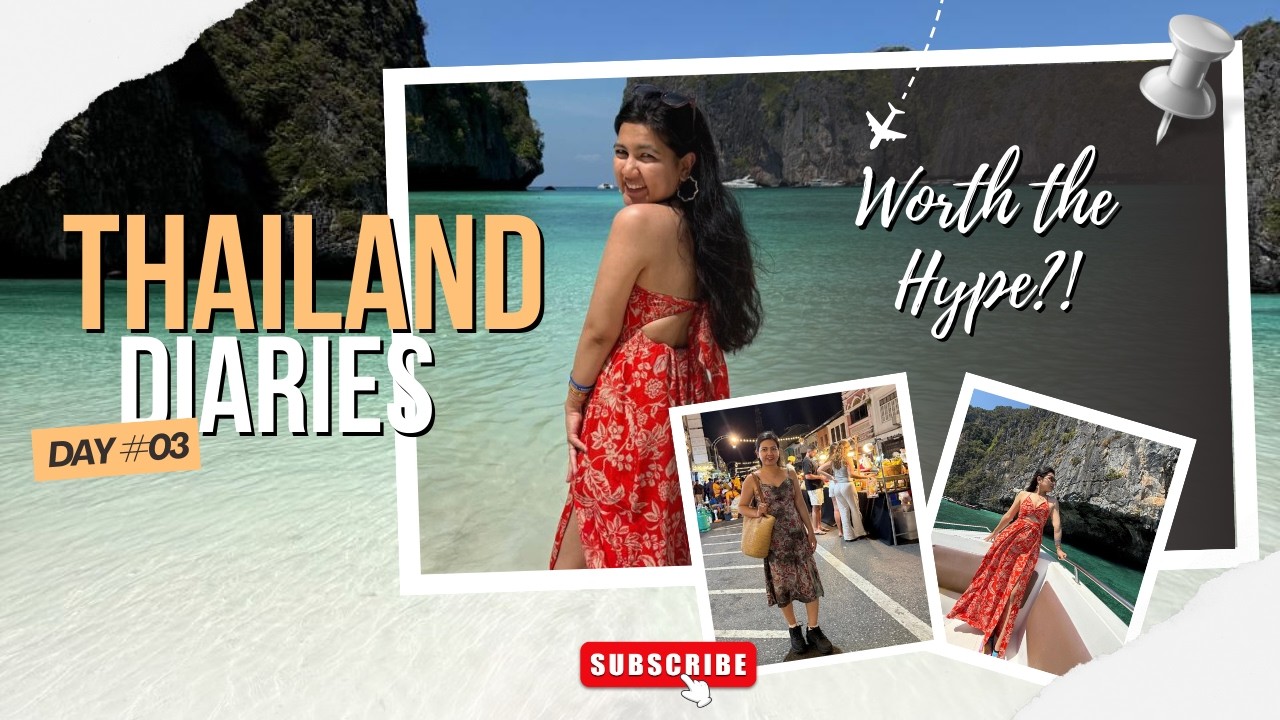 Phi Phi Islands Is THIS Beautiful? 😍 Phi Phi Islands Tour + Sunday Night Market