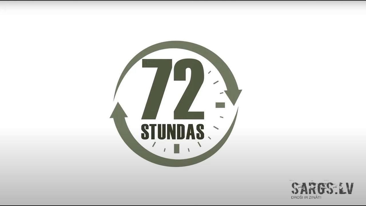 Kā rīkoties krīzes situācijās – 72 stundu gatavības soma
