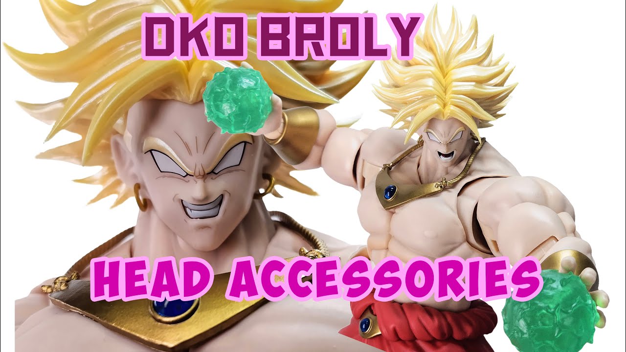 DKO Broly Head Sculpt Accessory Pack unboxing——fit on Beast Deity Broly body figure