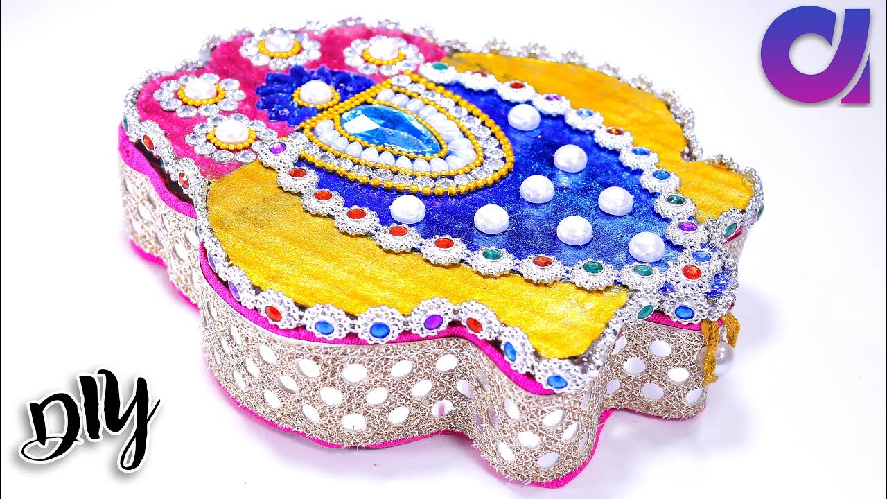 How to make kumkum box for raksha bandhan | Best out of waste | Artkala 240