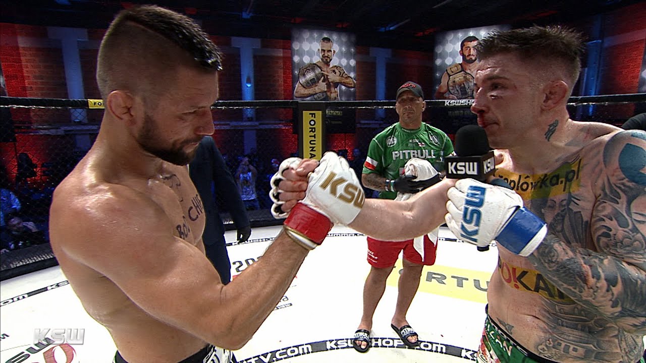 Mateusz Gamrot i Norman Parke po walce na KSW 53 - Wywiad w klatce