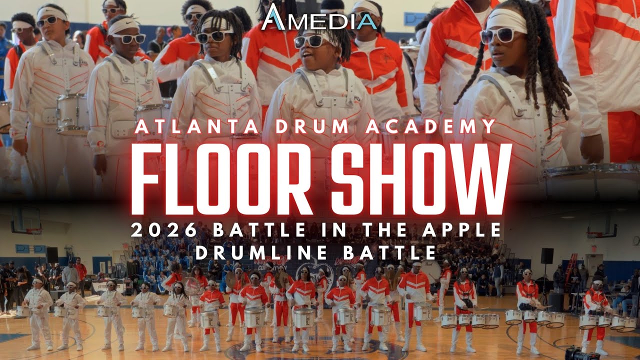 Atlanta Drum Academy Floor Show | 2026 Battle In The Apple | 4K 2160p 🔥🎥🎬‼️