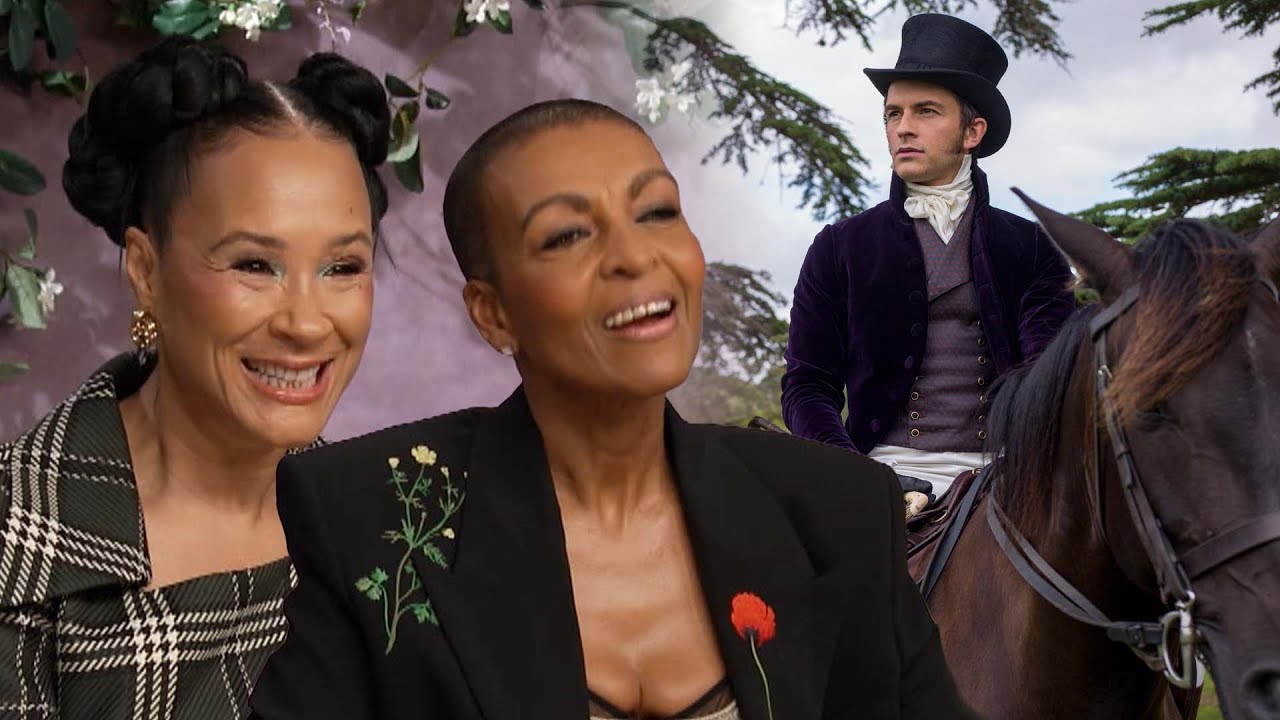 Bridgerton's Golda Rosheuvel and Adjoa Andoh on Jonathan Bailey's RETURN for 'Part 2' (Exclusive)