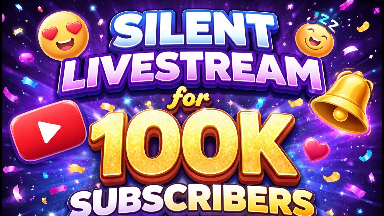 Silent LiveStream Only!!! No talks, No Mics, No Topics!!! Road to 100k Subs!!!! Subscribe Peace ✌️