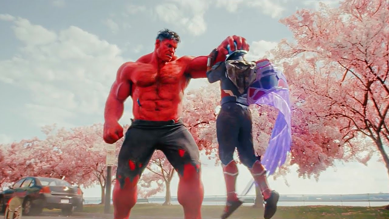 Red Hulk vs. Capitán America - Captain America: Brave New World l Movie Clip HD (2025)