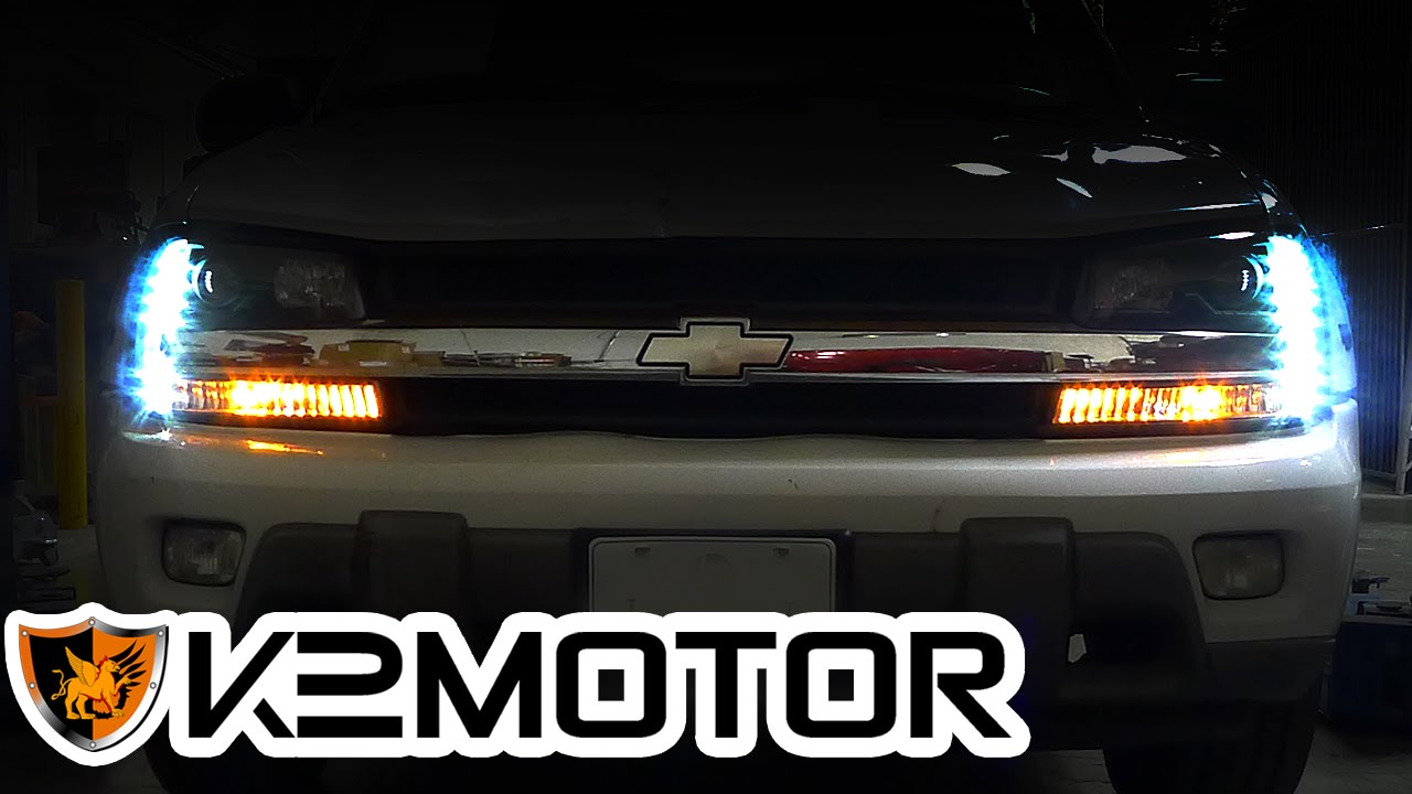 K2MOTOR INSTALLATION VIDEO: 2002-2009 CHEVY TRAILBLAZER PROJECTOR HEADLIGHTS