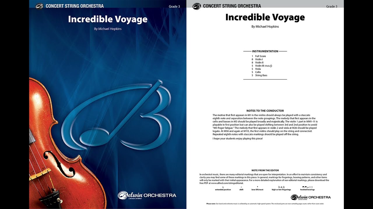 Incredible Voyage, by Michael Hopkins – Score & Sound