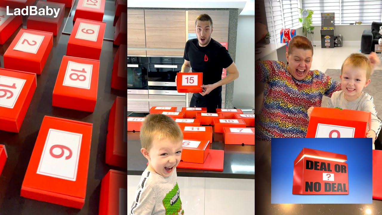 When Dad throws a 'Deal or No Deal' kids Birthday 🎁🤩