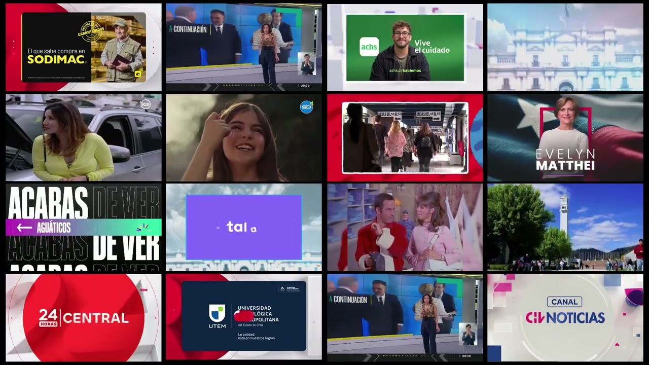 Mosaico TV Chilena - Franja electoral Parlamentarias PM + Debate ANATEL (10/11/2025)