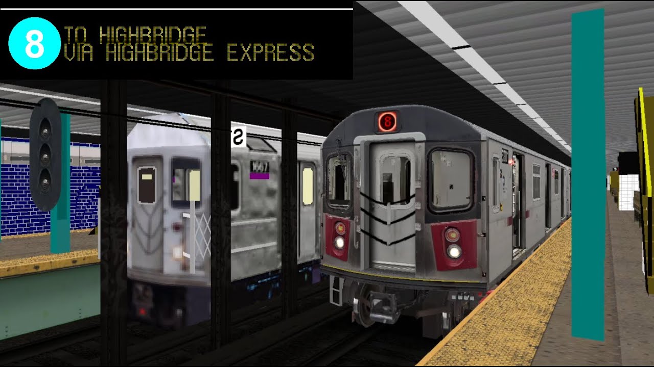 OpenBVE Fiction: 8 Train To Highbridge Via Highbridge Express (R142)