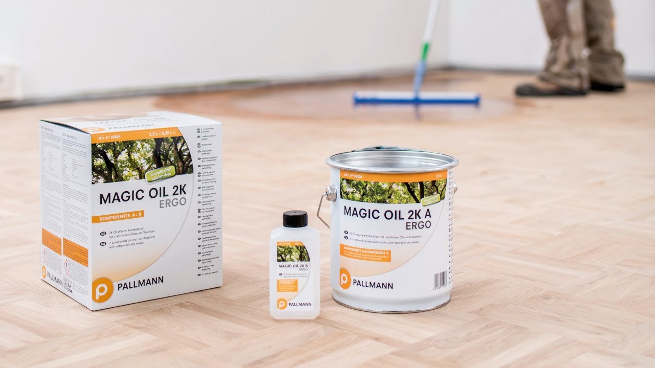 Magisch einfach und aufrecht: Parkettboden &ouml;len mit MAGIC OIL 2K ERGO