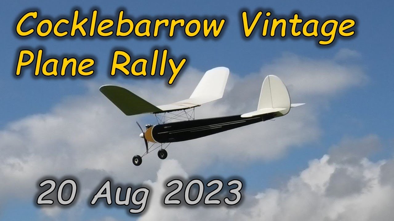 Cocklebarrow Vintage Model Plane Rally, England - 20 August 2023