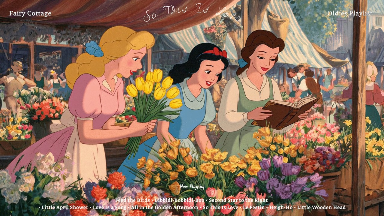 morning disney playlist in a blooming flower village | relaxing orchestra collection 💐