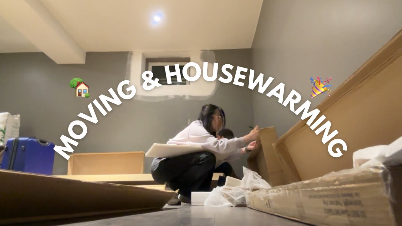 Moving in with my boyfriend ❤️ and Homewarming