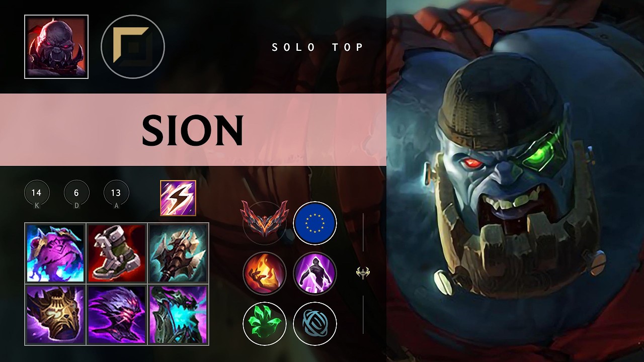Sion Top vs Sylas - EUW Grandmaster Patch 26.08
