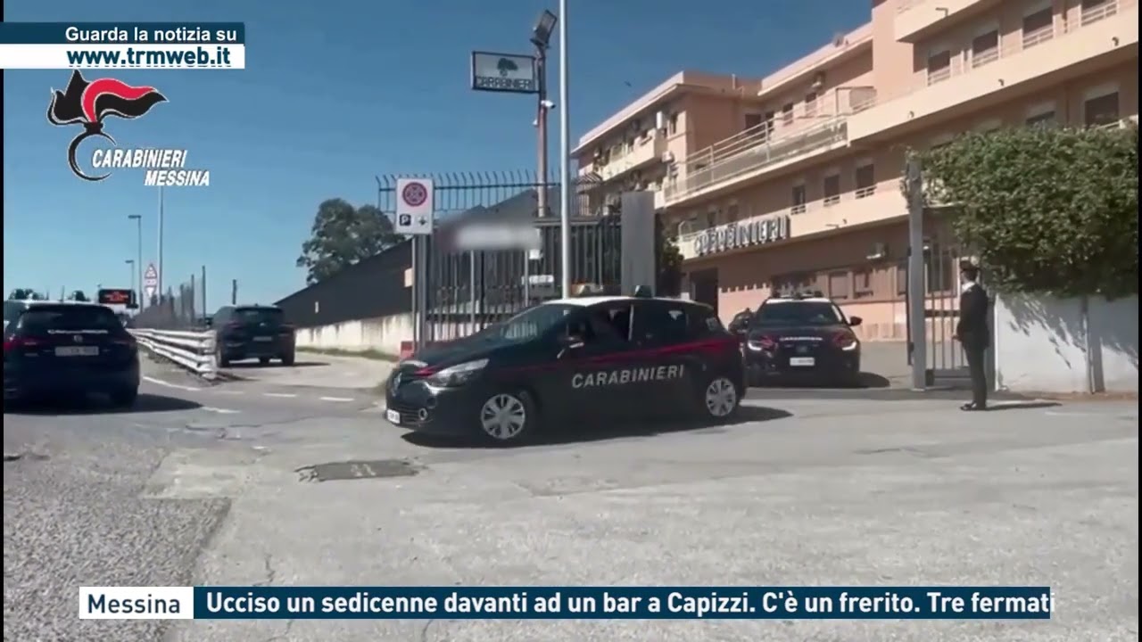 Messina - Ucciso un sedicenne davanti ad un bar a Capizzi. C'è un frerito. Tre fermati