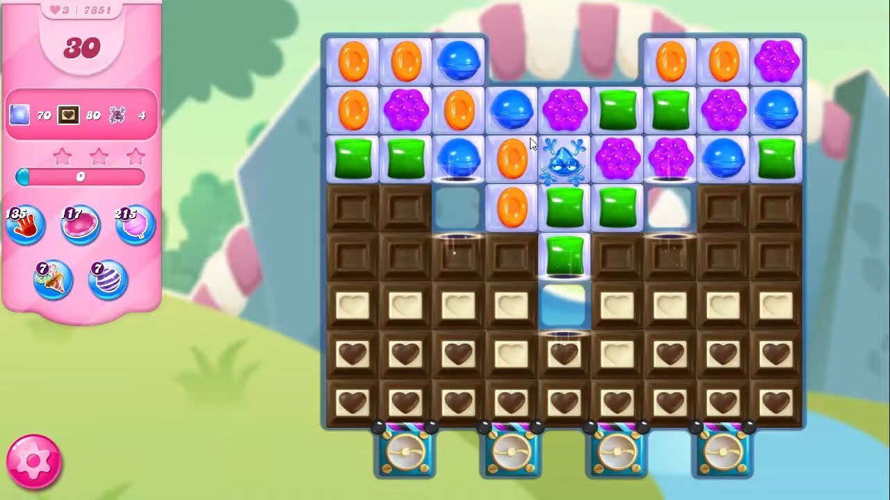Candy Crush Saga LEVEL 7851 NO BOOSTERS