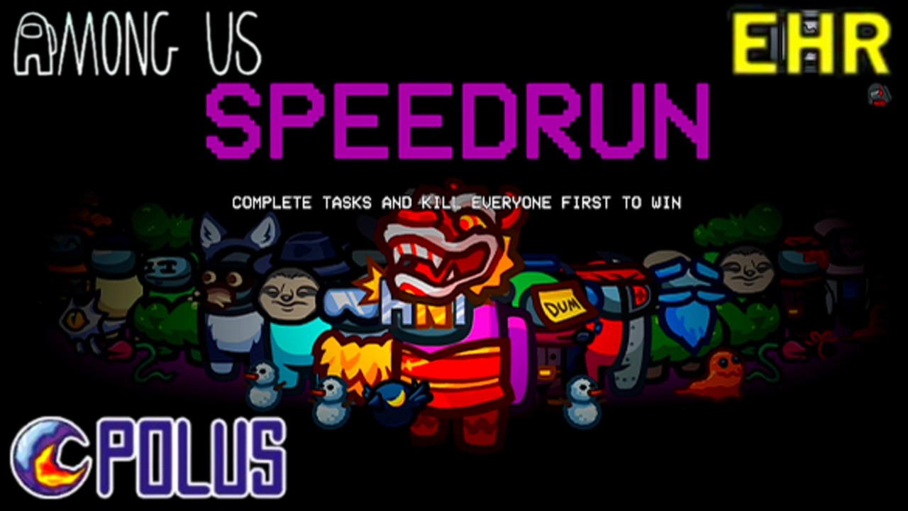Among Us SpeedRun 200 Tasks on Polus Map