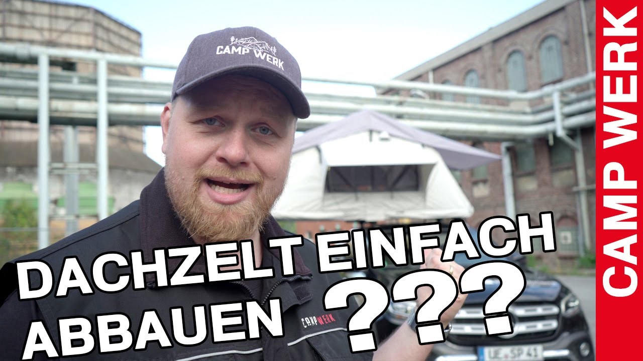 CAMPWERK ADVENTURE Dachzelt 2019 | Abbau | CAMPWERK How To&acute;s | Teil 4