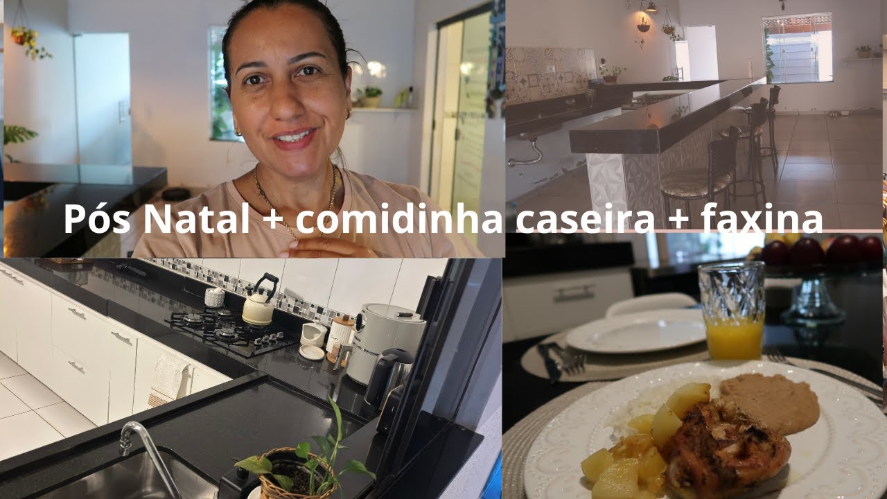 Que saudade de cuidar da minha casa, almoço caseiro fresquinho, rolou uma faxina de fim de ano