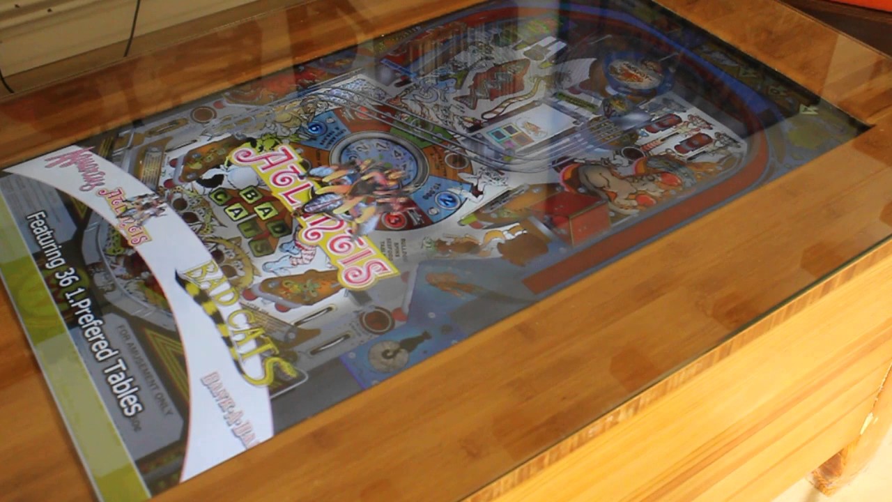 Virtual Pinball Coffee Table