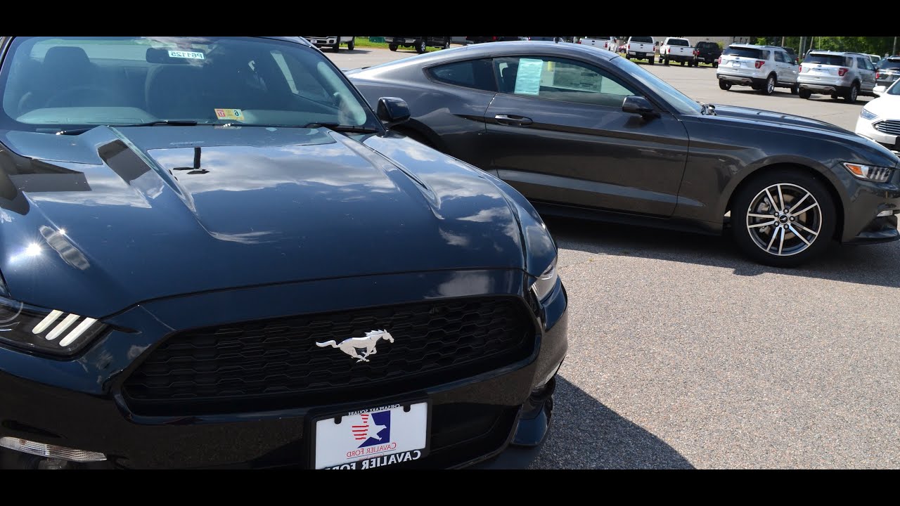 2016-17 Ford Mustang V6 and Eco Boost Coupe