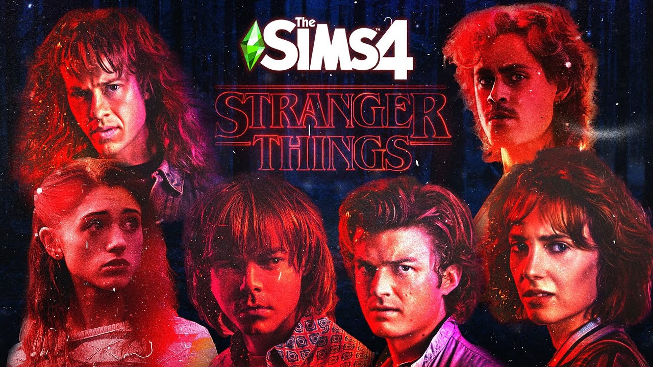 ГЕРОИ ОЧЕНЬ СТРАННЫХ ДЕЛ В СИМС 4?! | CAS THE SIMS 4