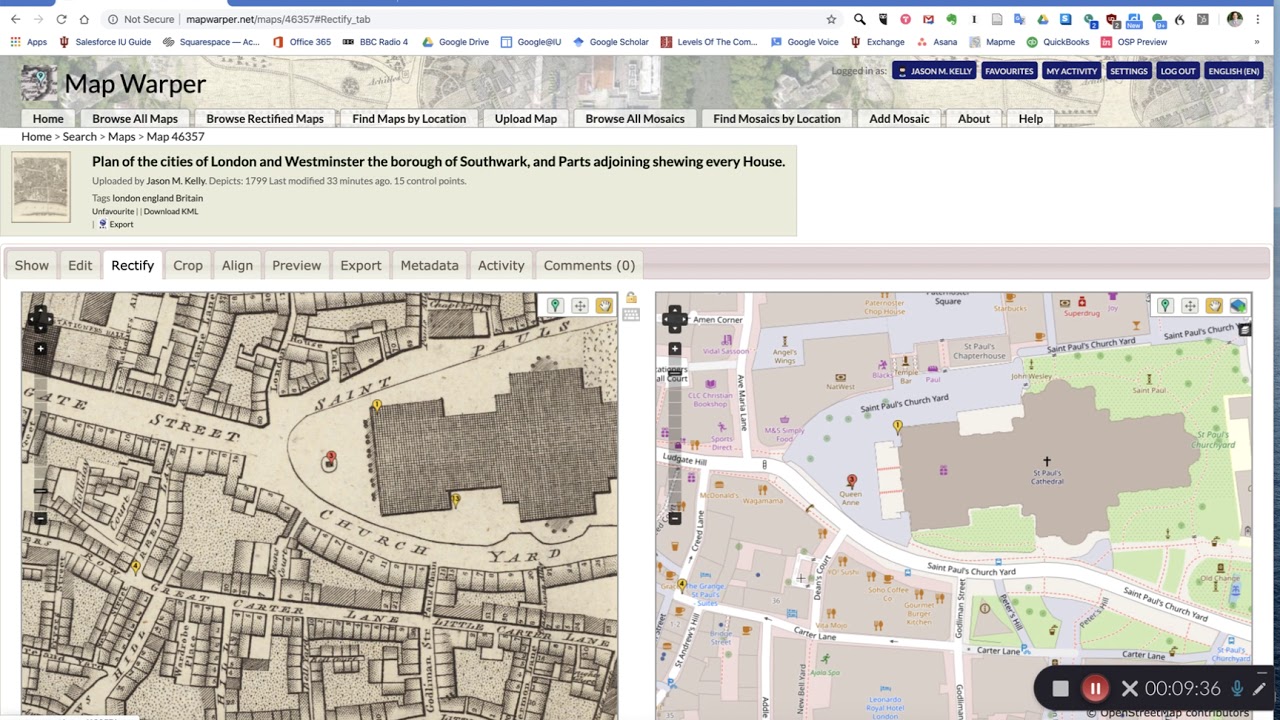 Preparing a Historical Map for GIS Systems