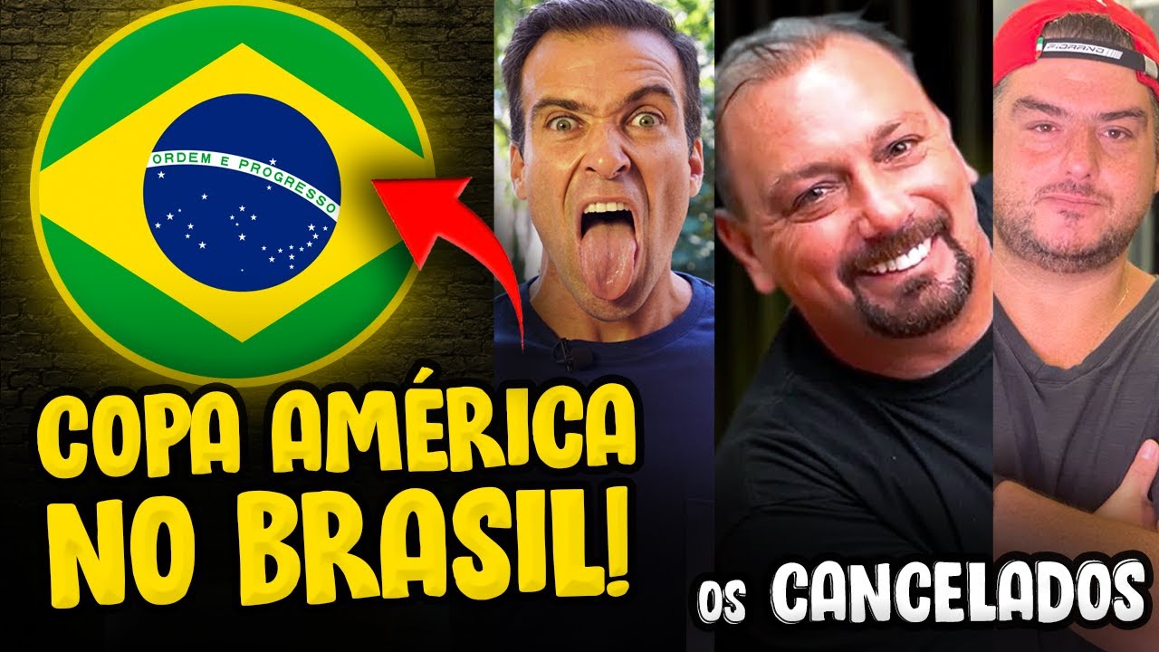 COPA AMÉRICA NO BRASIL! Live dos Cancelados com Ale Oliveira, Pilhado e Rica Perrone