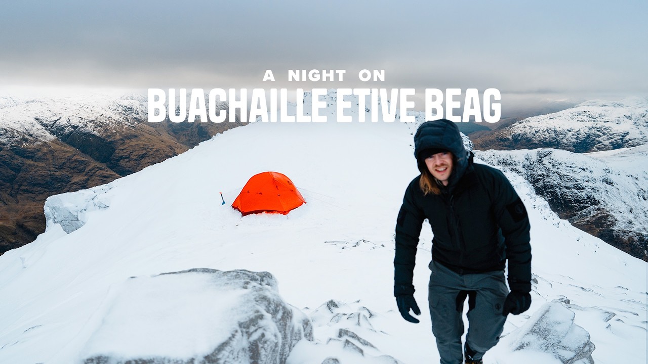 Solo Winter Camp on a Scottish Mountain // Buachaile Etive Beag