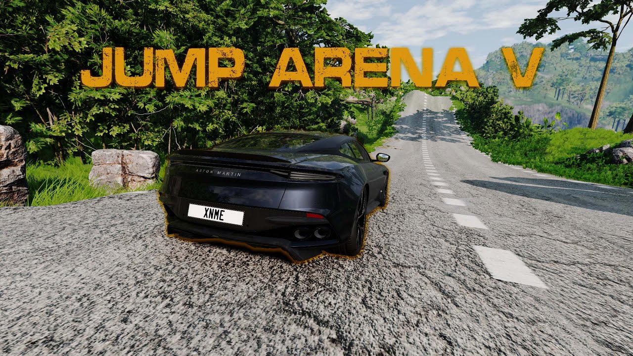 Flying Cars Crashes in Jump Arena #5 | BeamNG.drive