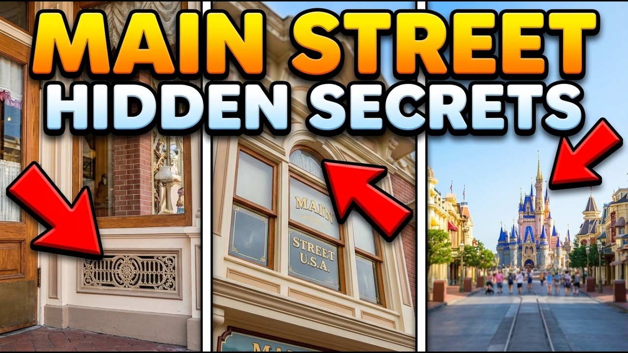 All Of The SECRETS of Main Street in Disney World Revealed