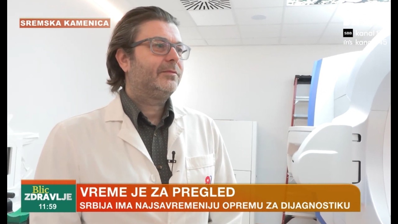 Dr.sci.med. Igor Đan, spec. radiacione onkologije -  Institut za onkologiju Vojvodine. Blic TV.