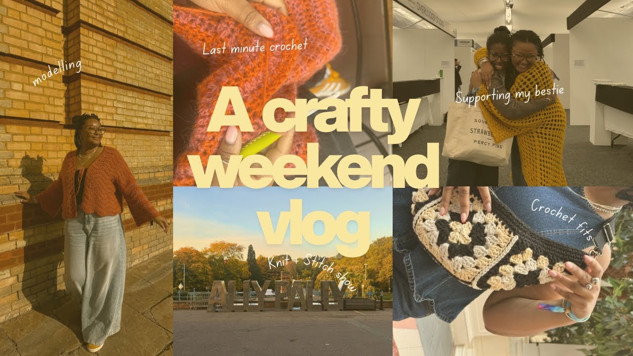 COME BEHIND THE SCENES: MODELLING FOR STYLECRAFT AT THE KNIT + STITCH SHOW | CROCHET JUNCTION