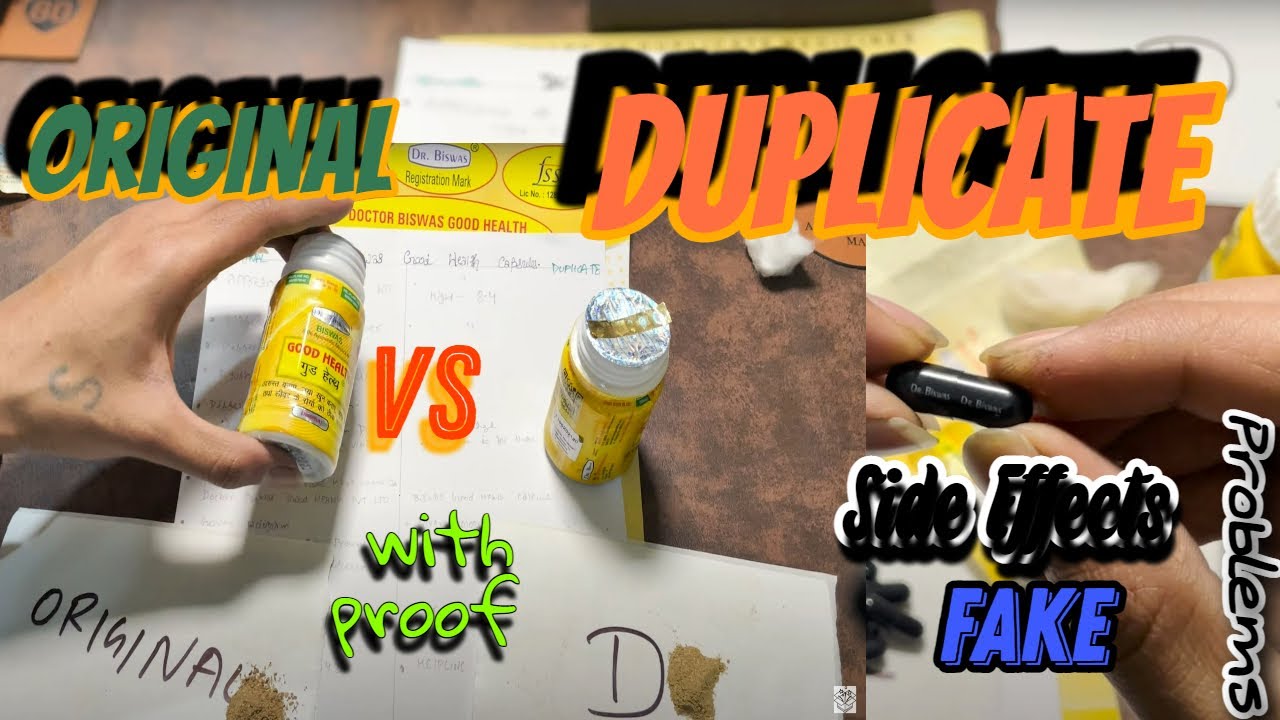 Dr. Biswas GOOD HEALTH Capsule | ORIGINAL vs DUPLICATE | Buy, Benefits, Side-effects | MULTIVITAMINS