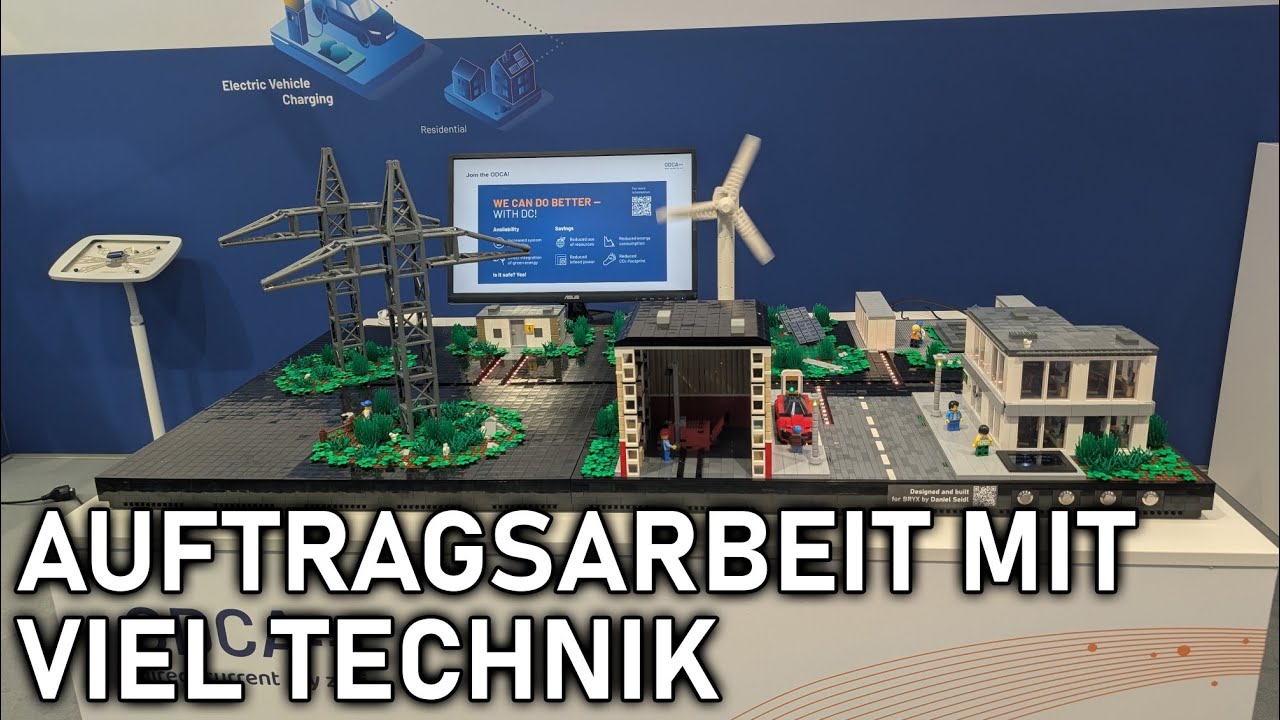 Kurz vor dem Wahnsinn: LEGO®/Klemmbaustein Auftragsarbeit mit viel Technik