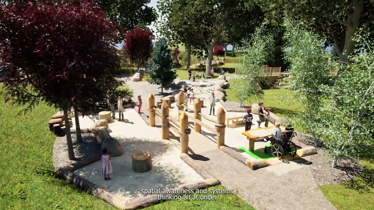 Dickinson Flythrough - Bienenstock Natural Playgrounds